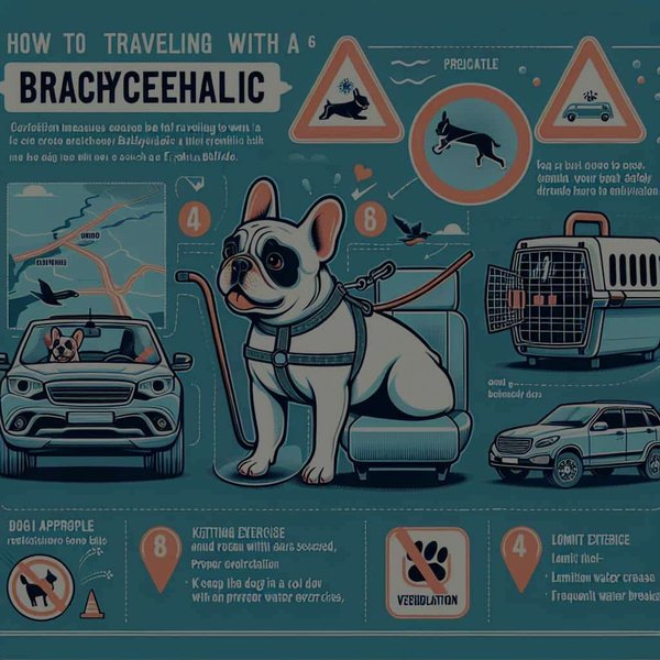 Quelles précautions prendre en voyage avec un chien Brachycéphale comme le Bouledogue Français?